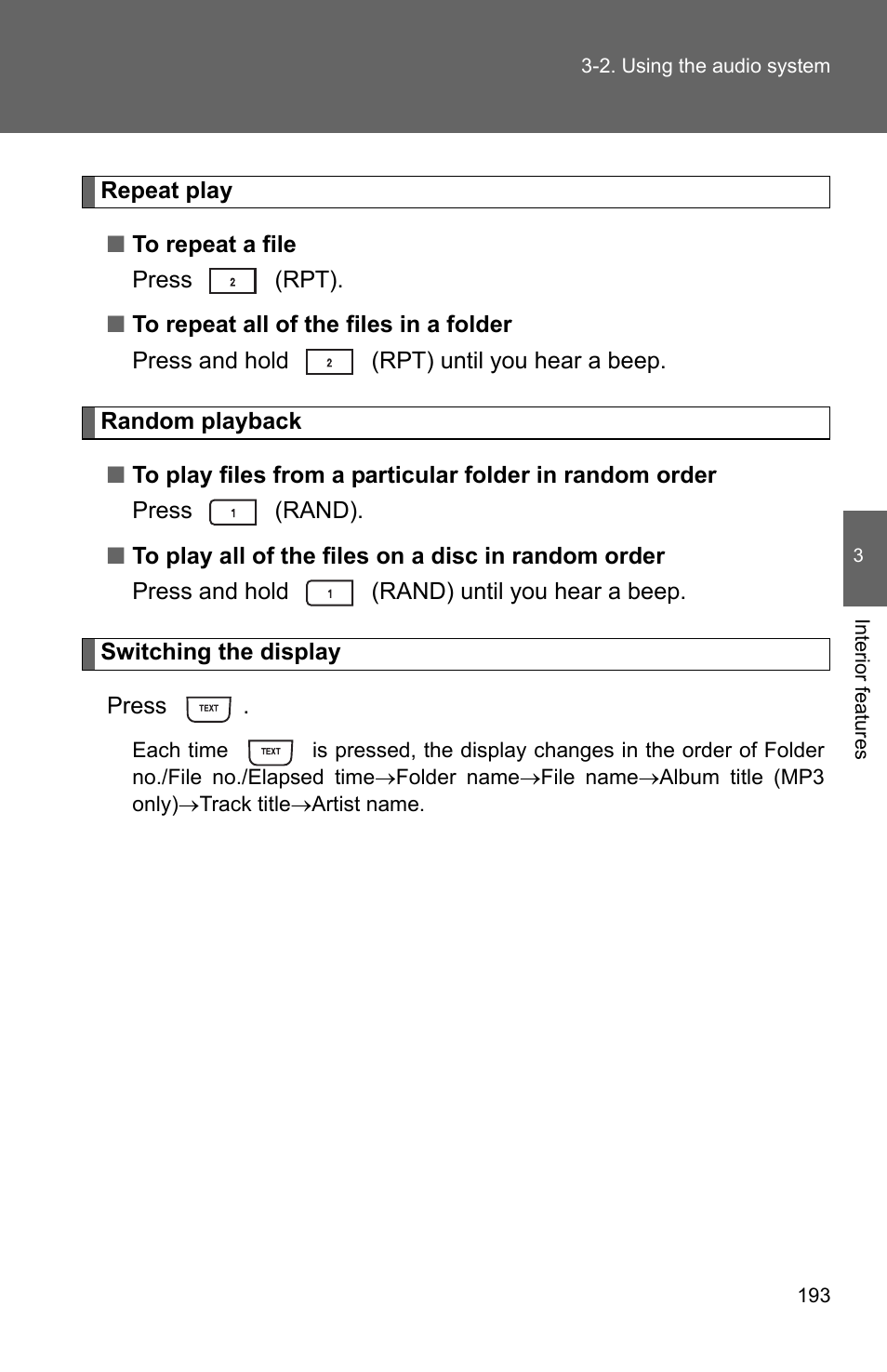 TOYOTA 2010 Matrix User Manual | Page 212 / 461