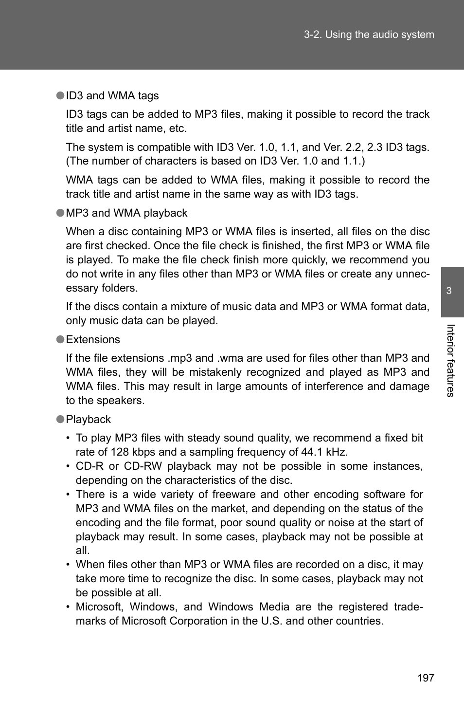 TOYOTA 2010 Matrix User Manual | Page 216 / 461