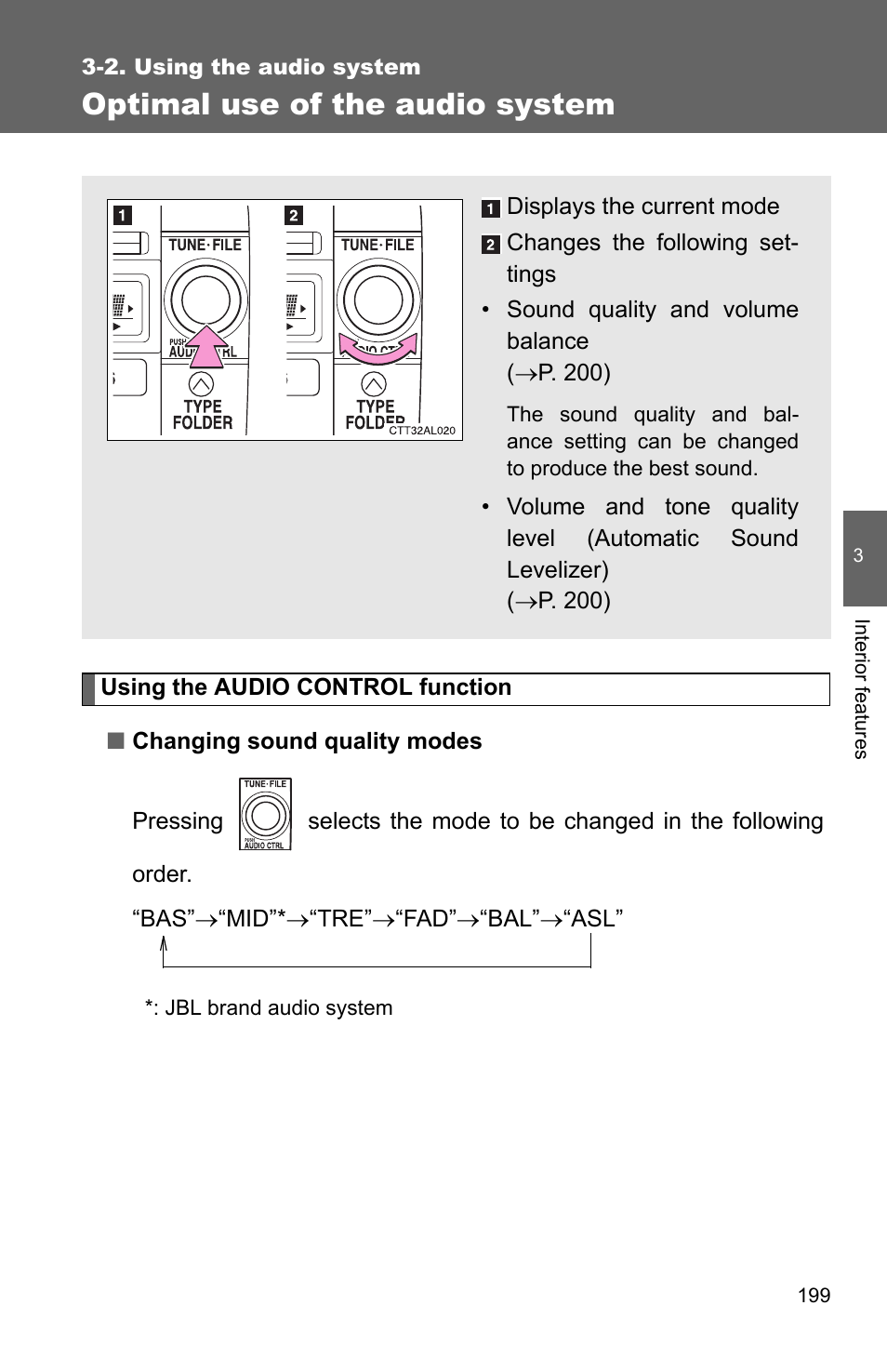 Optimal use of the audio system | TOYOTA 2010 Matrix User Manual | Page 218 / 461