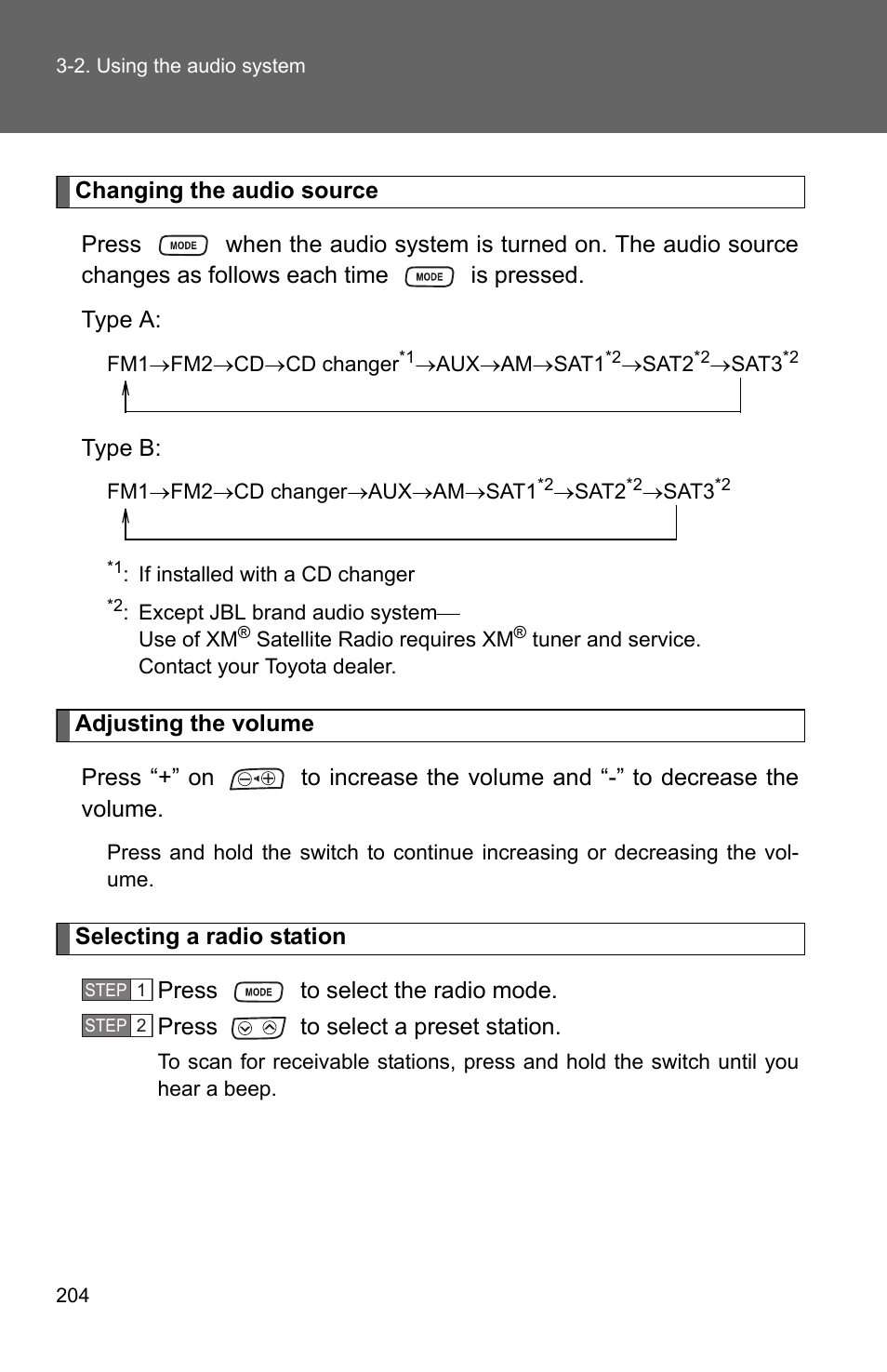 TOYOTA 2010 Matrix User Manual | Page 223 / 461