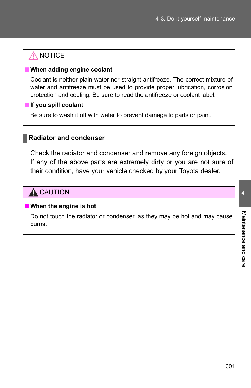 TOYOTA 2010 Matrix User Manual | Page 319 / 461