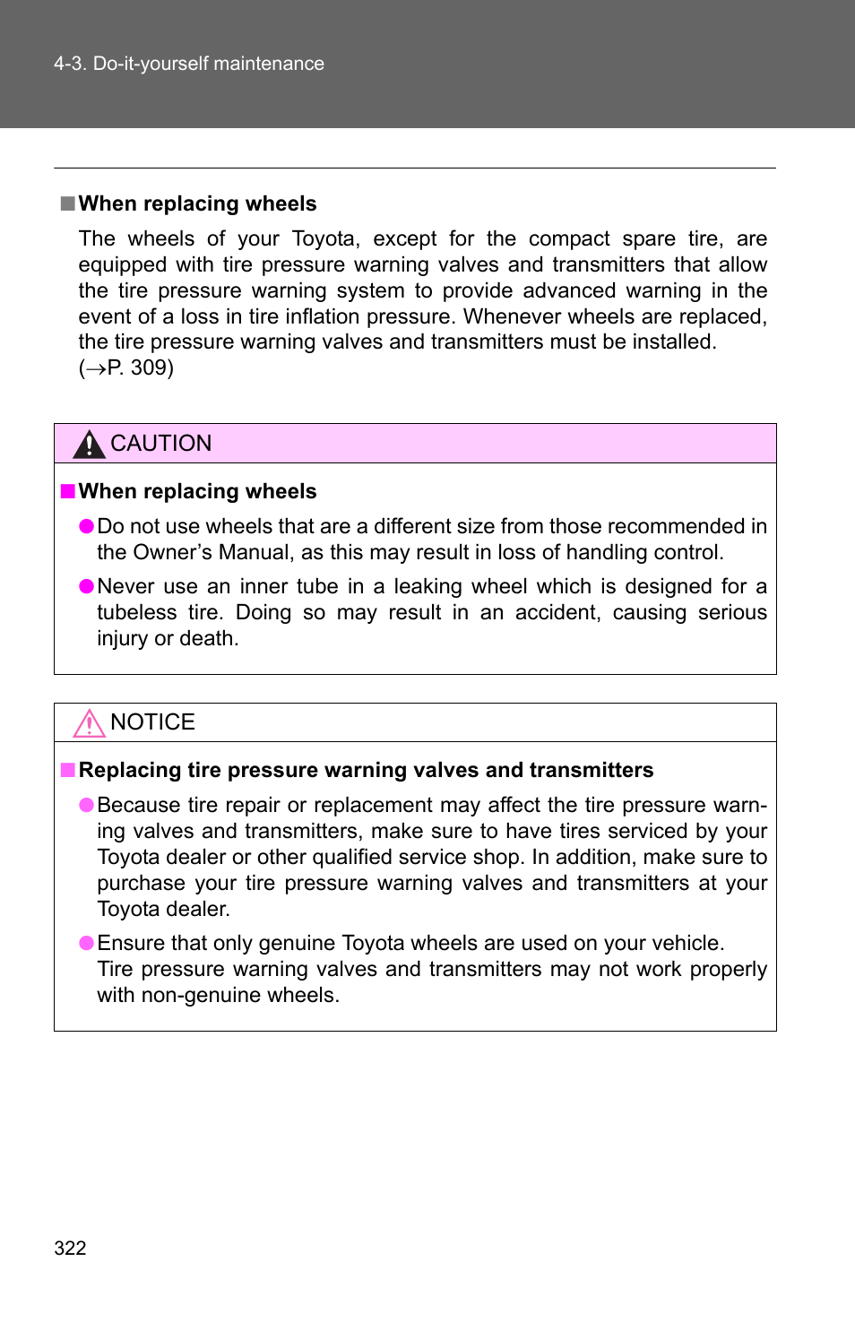 TOYOTA 2010 Matrix User Manual | Page 340 / 461