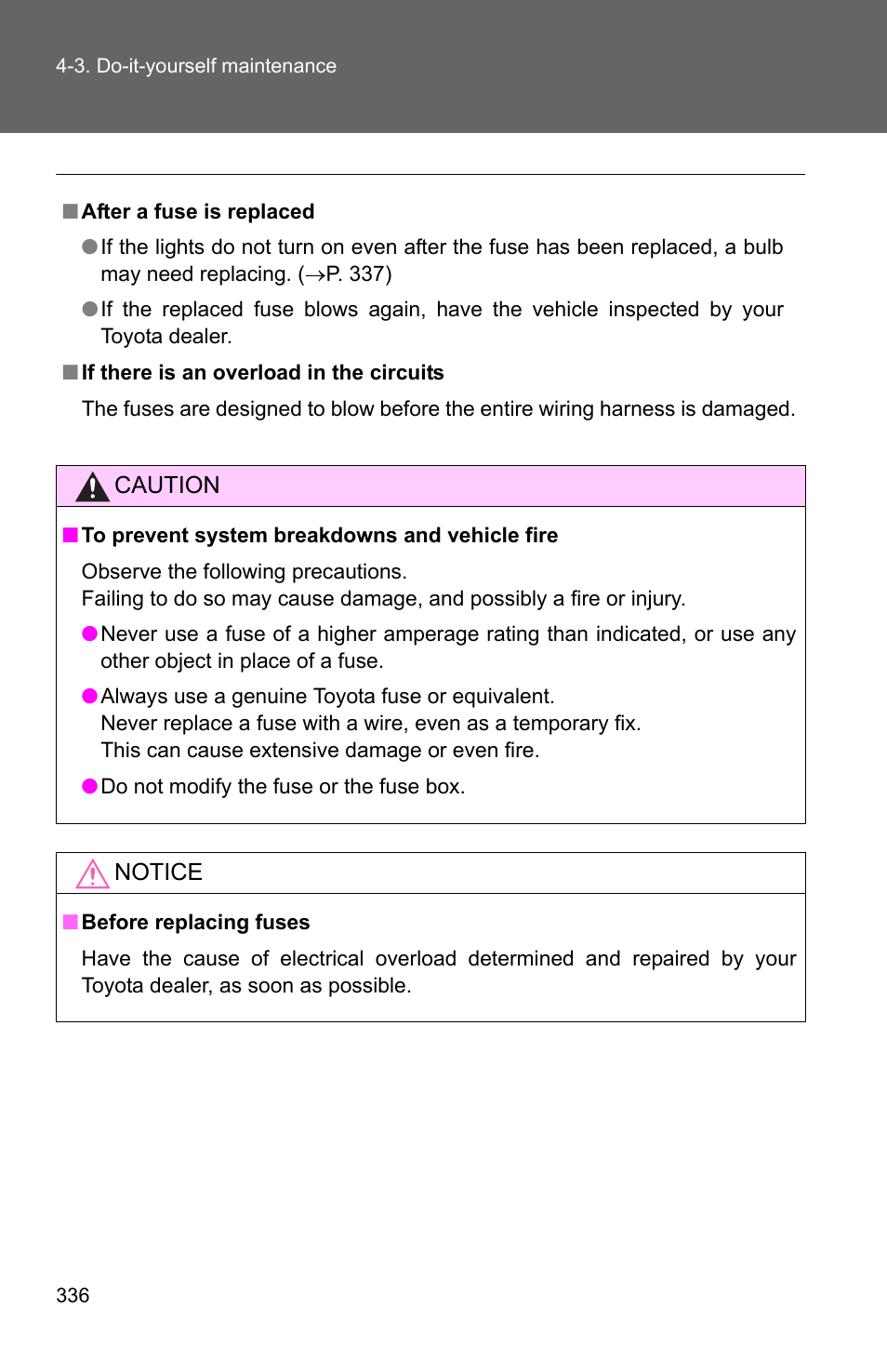 TOYOTA 2010 Matrix User Manual | Page 354 / 461