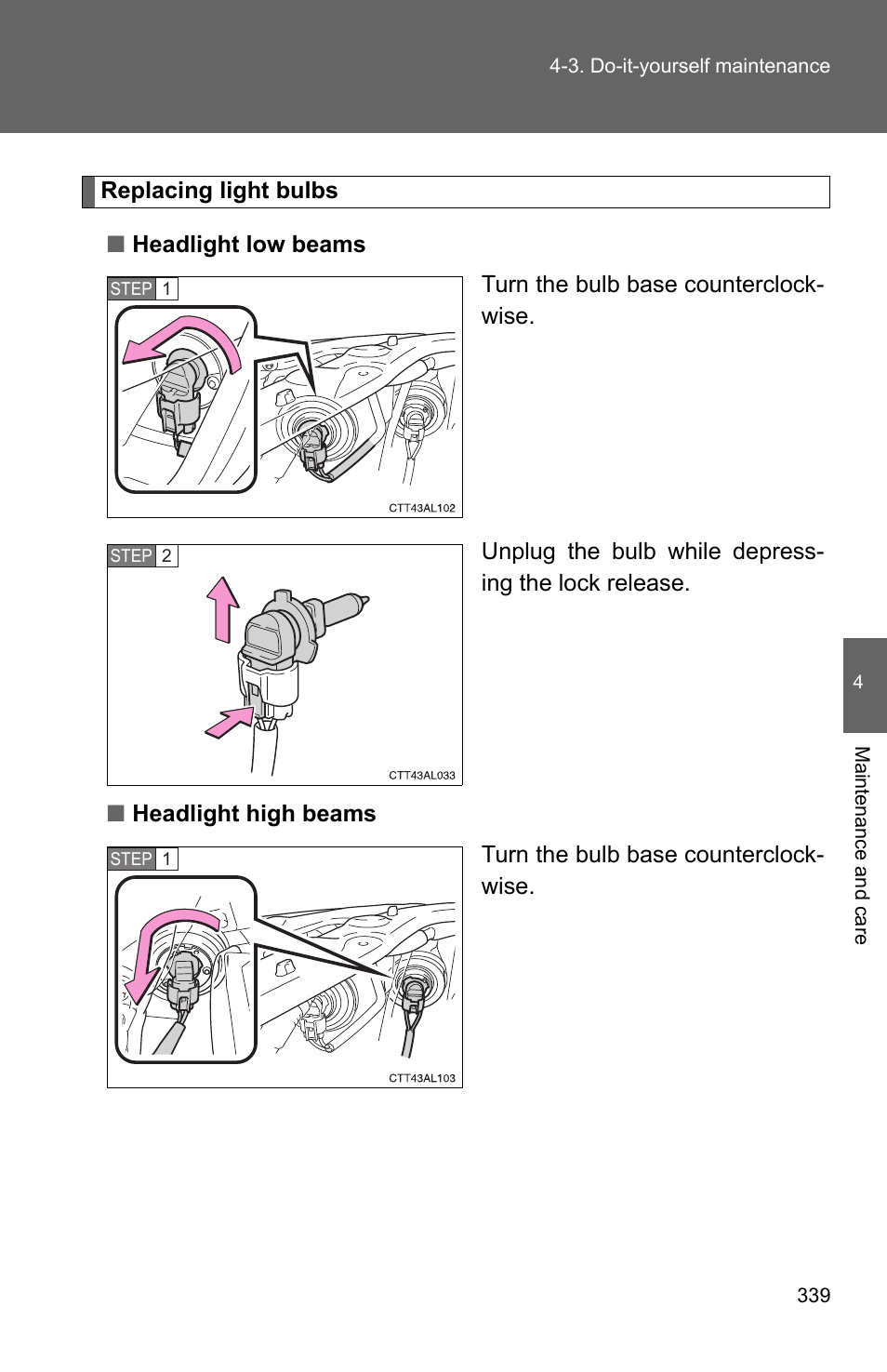 TOYOTA 2010 Matrix User Manual | Page 357 / 461