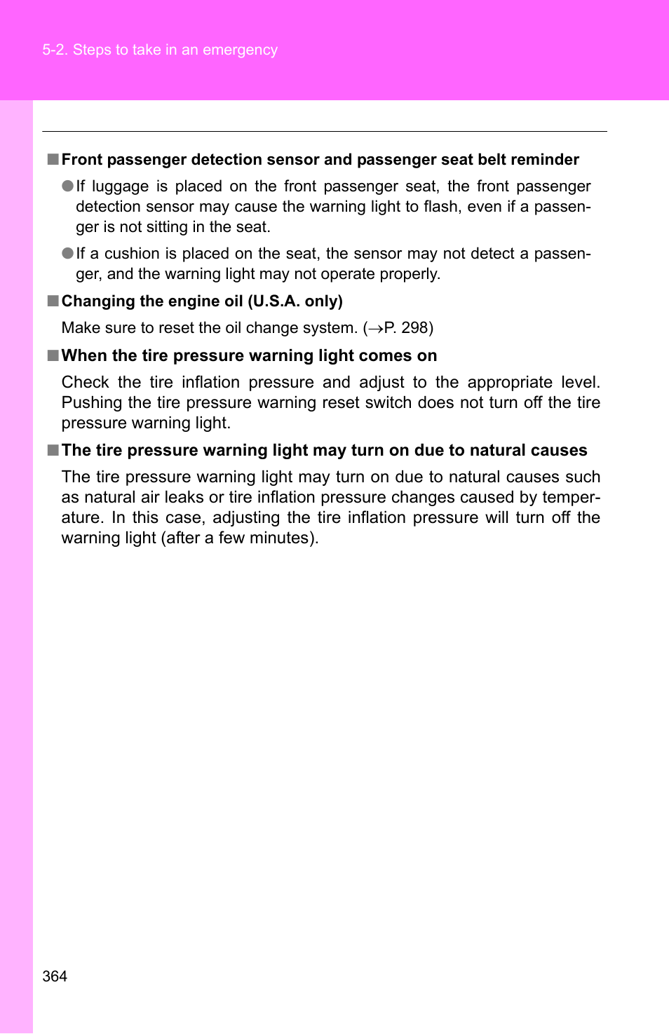 TOYOTA 2010 Matrix User Manual | Page 381 / 461