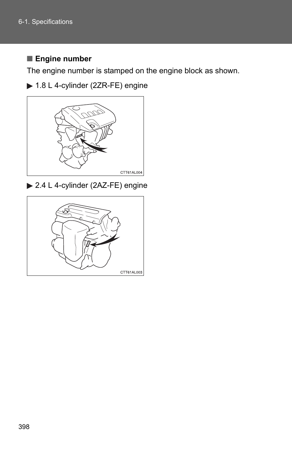 TOYOTA 2010 Matrix User Manual | Page 414 / 461