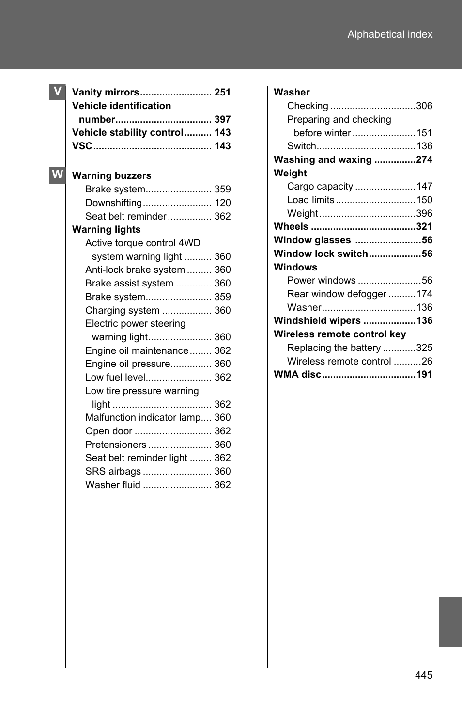 TOYOTA 2010 Matrix User Manual | Page 458 / 461