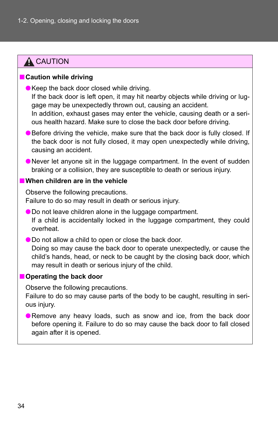 TOYOTA 2010 Matrix User Manual | Page 56 / 461