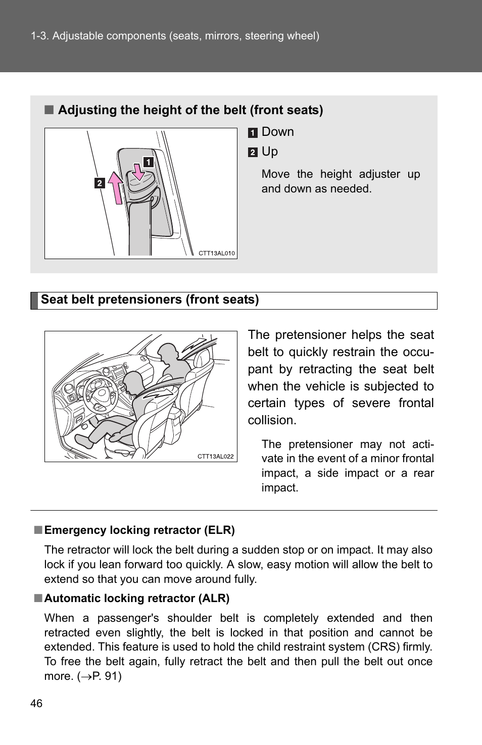 TOYOTA 2010 Matrix User Manual | Page 68 / 461