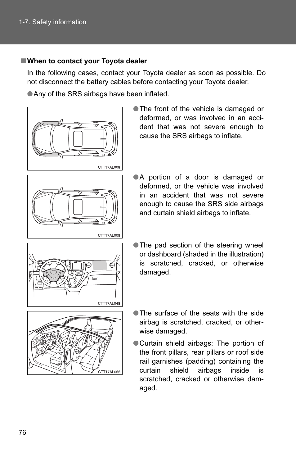 TOYOTA 2010 Matrix User Manual | Page 98 / 461