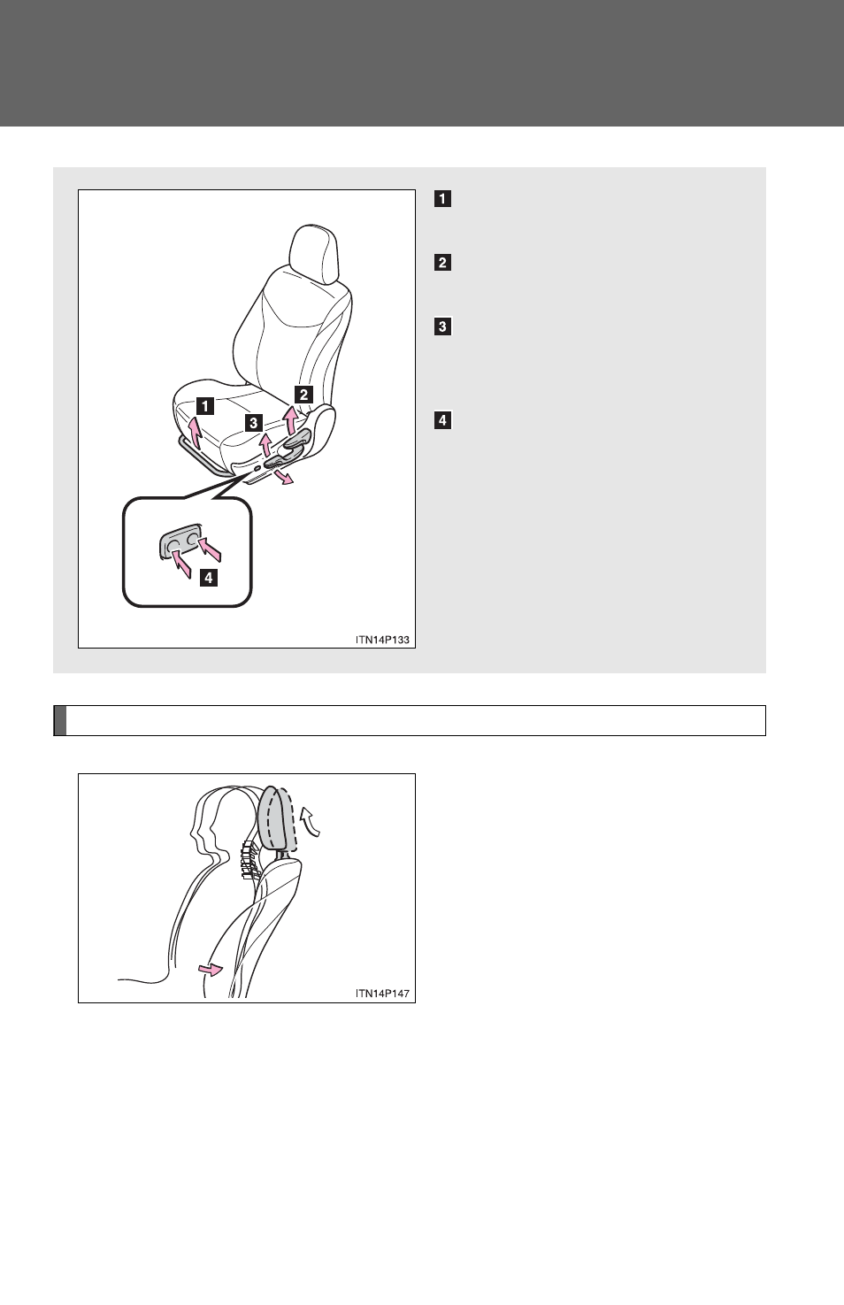 Front seats | TOYOTA 2010 Prius User Manual | Page 105 / 635