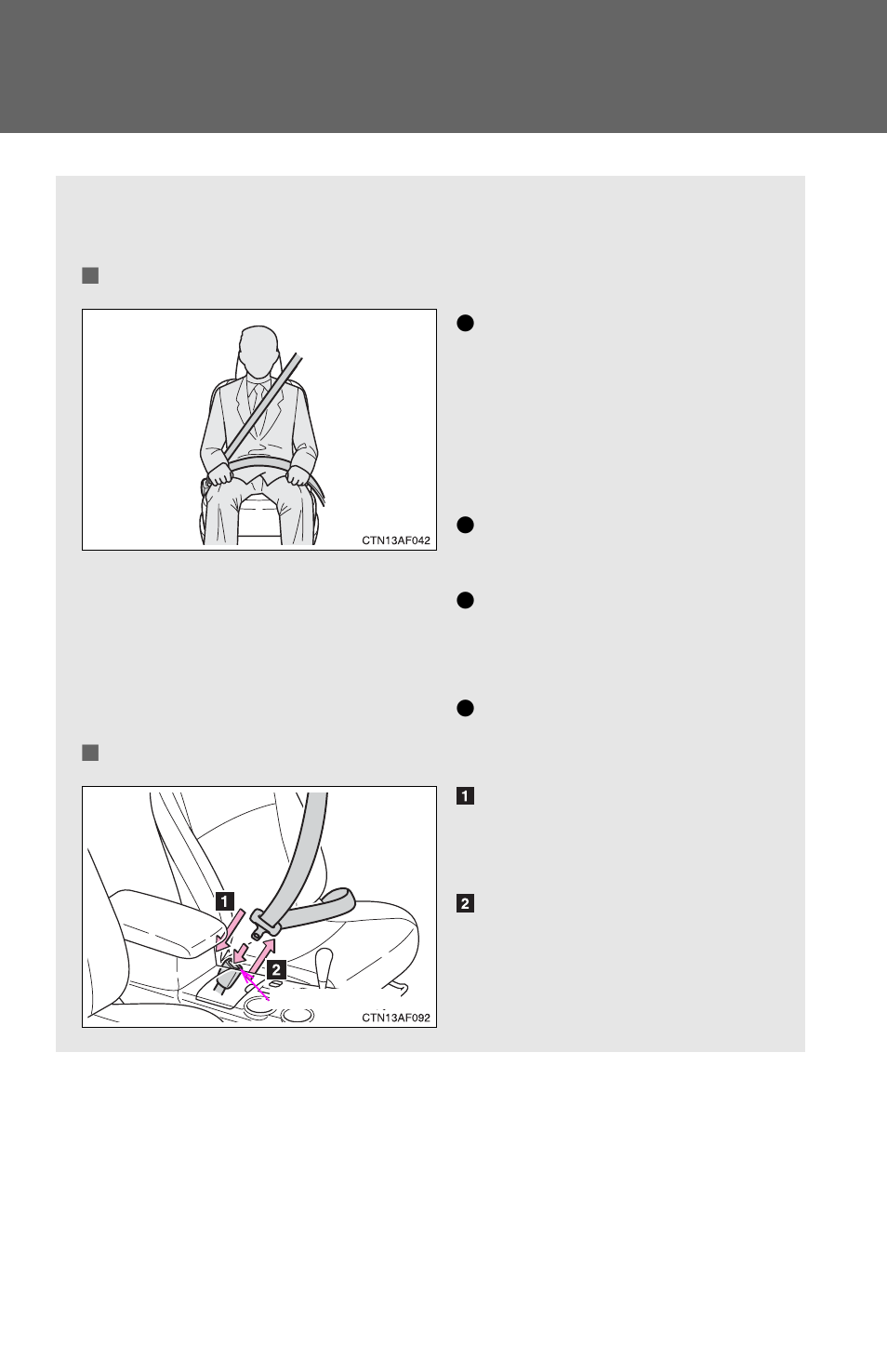 Seat belts | TOYOTA 2010 Highlander User Manual | Page 102 / 571