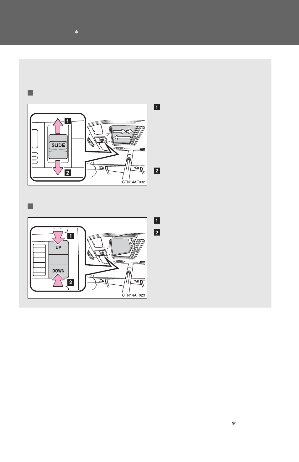 Moon roof | TOYOTA 2010 Highlander User Manual | Page 116 / 571