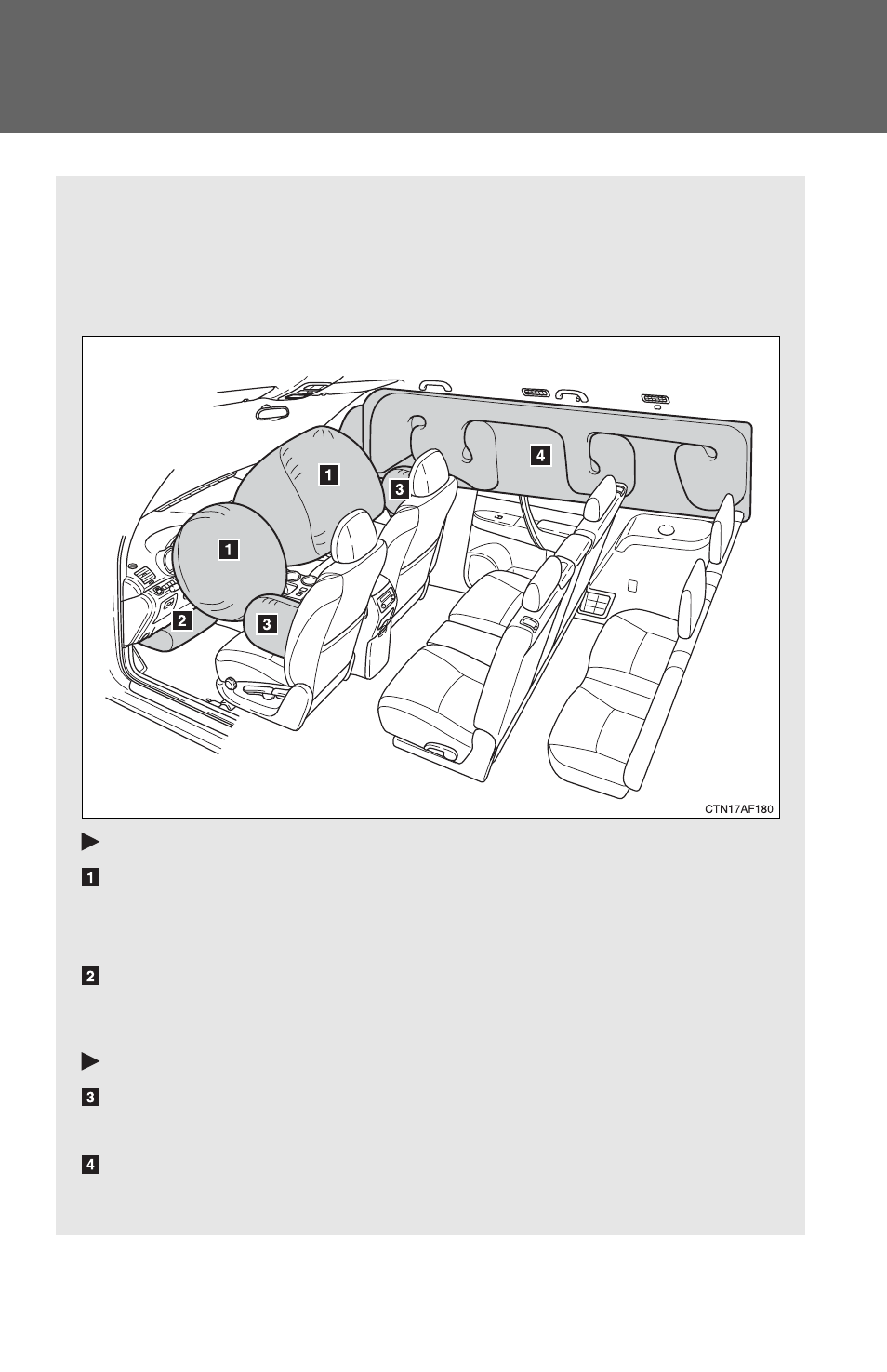 Srs airbags | TOYOTA 2010 Highlander User Manual | Page 136 / 571