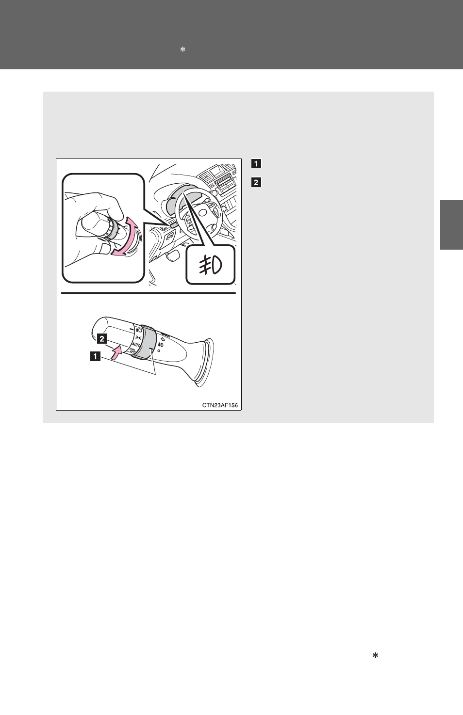 Fog light switch | TOYOTA 2010 Highlander User Manual | Page 190 / 571