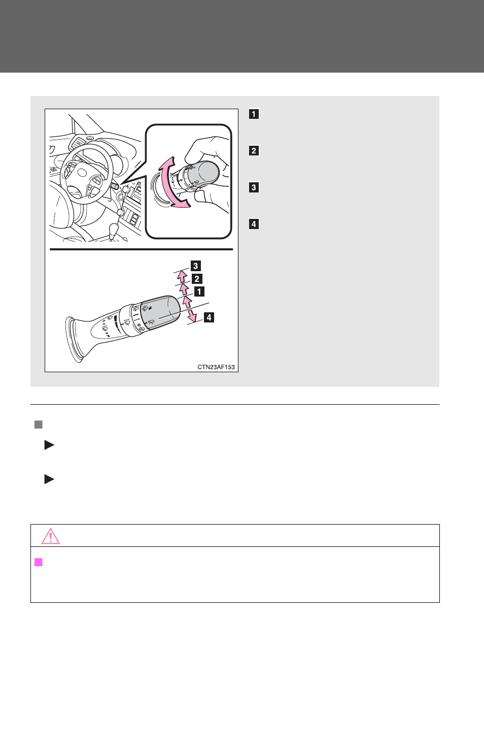 Rear window wiper and washer | TOYOTA 2010 Highlander User Manual | Page 193 / 571