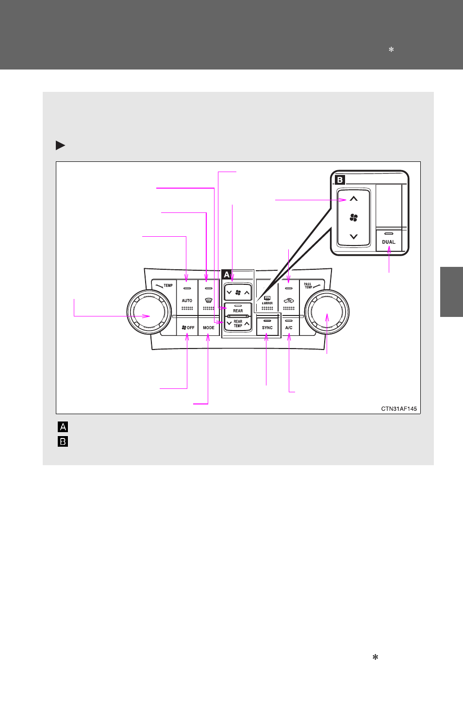 Front automatic air conditioning system | TOYOTA 2010 Highlander User Manual | Page 244 / 571