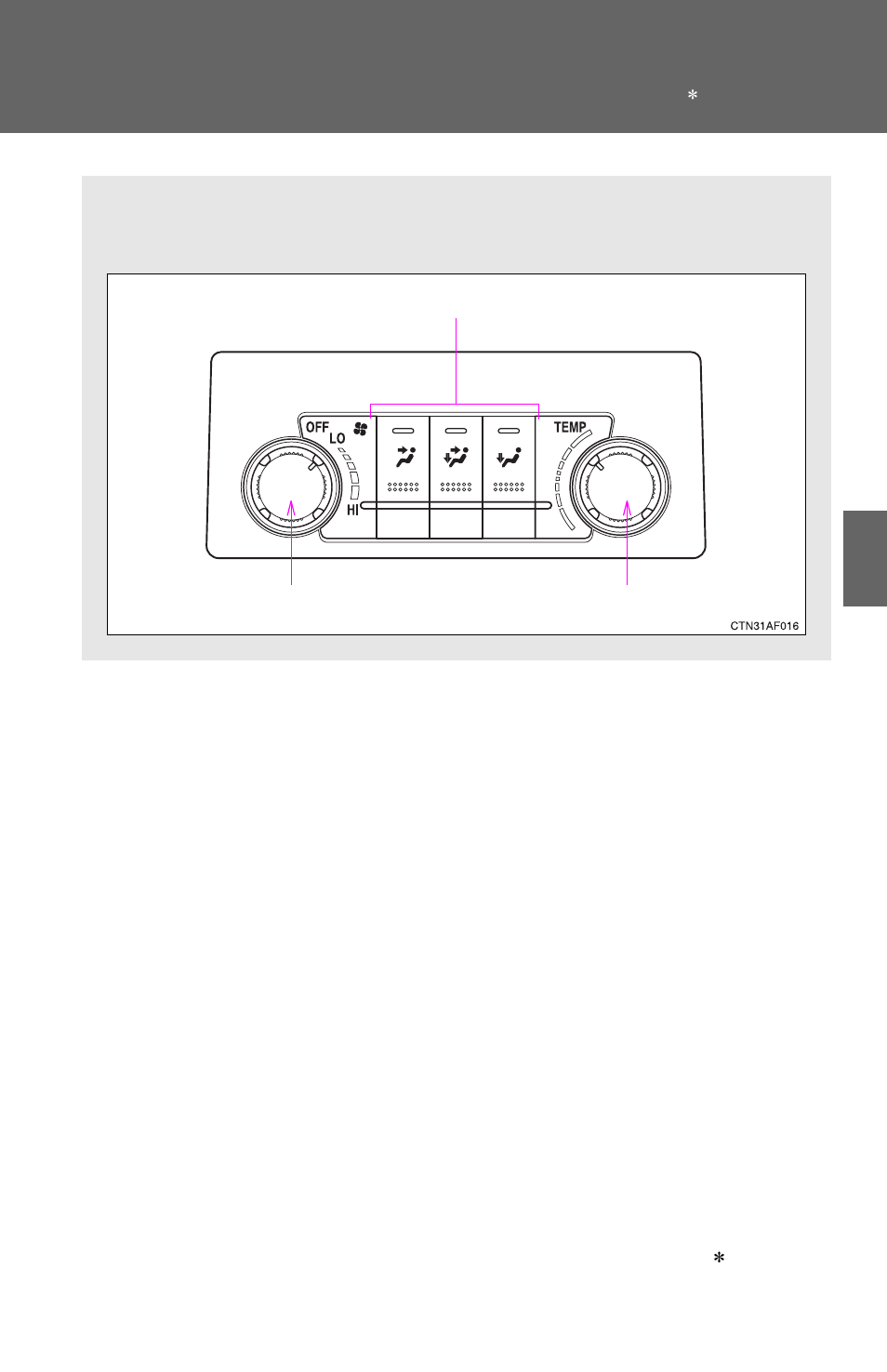 Rear manual air conditioning system | TOYOTA 2010 Highlander User Manual | Page 252 / 571