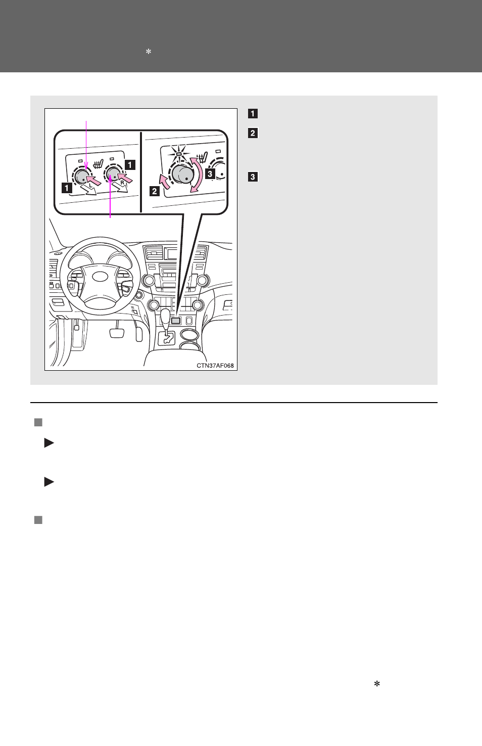 Seat heaters | TOYOTA 2010 Highlander User Manual | Page 377 / 571