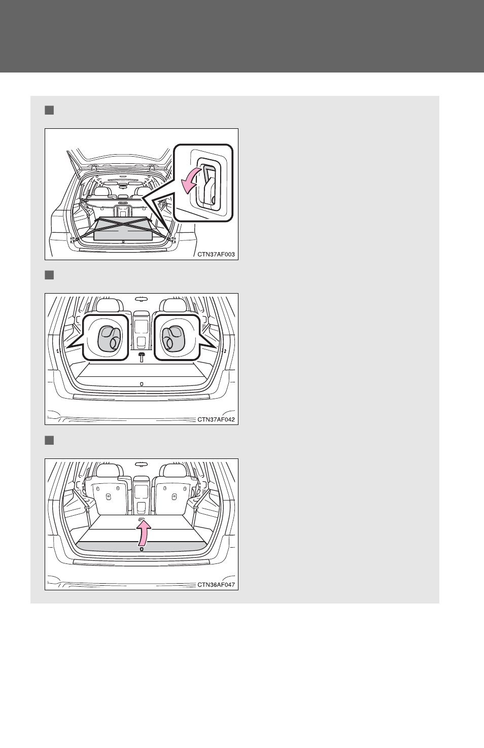 Luggage compartment features | TOYOTA 2010 Highlander User Manual | Page 381 / 571