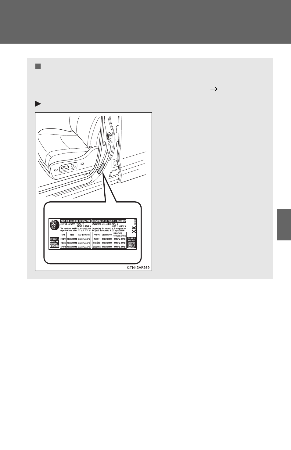 Tire inflation pressure | TOYOTA 2010 Highlander User Manual | Page 443 / 571