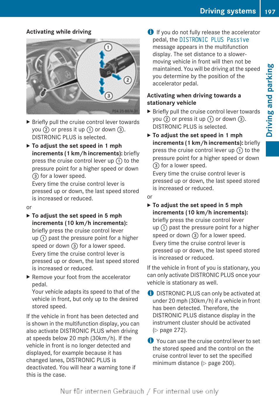 Driving and parking, Driving systems | Mercedes-Benz 2013 M Class User Manual | Page 199 / 460