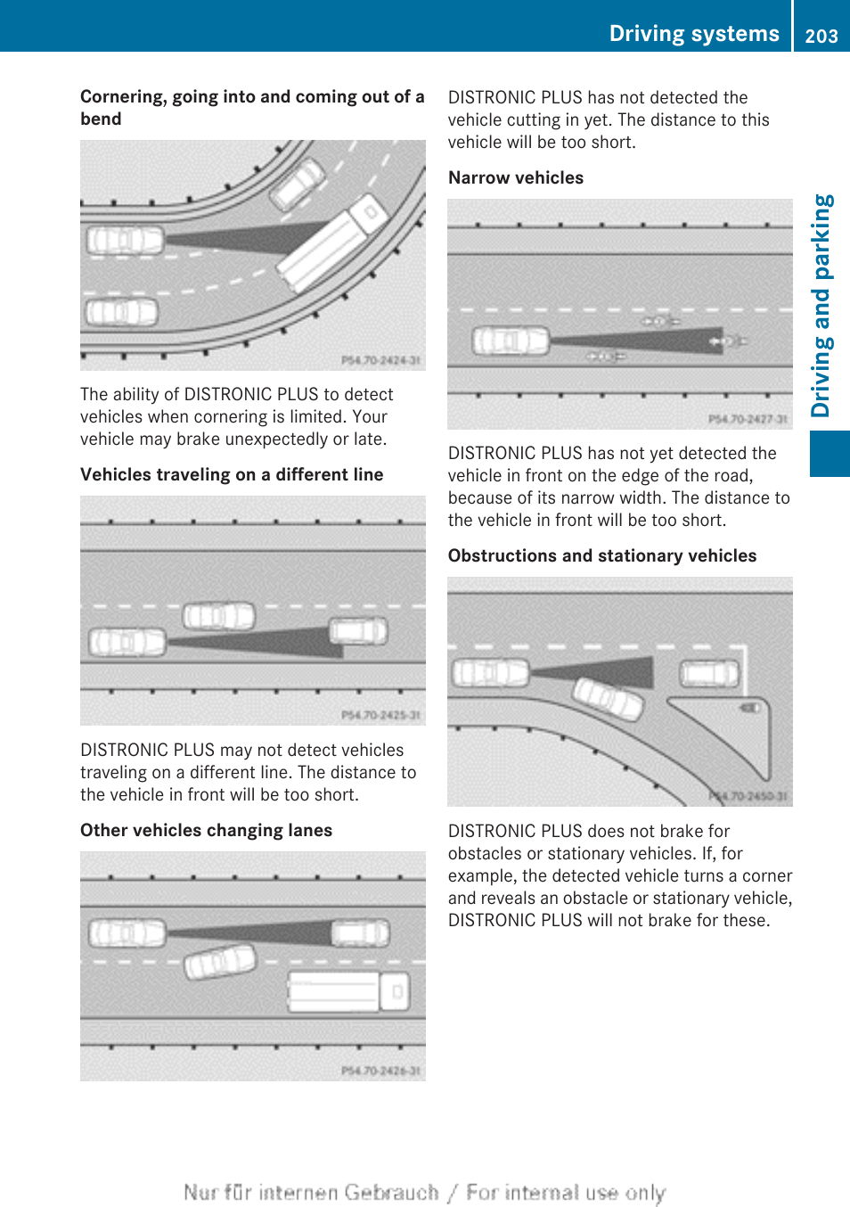 Driving and parking, Driving systems | Mercedes-Benz 2013 M Class User Manual | Page 205 / 460