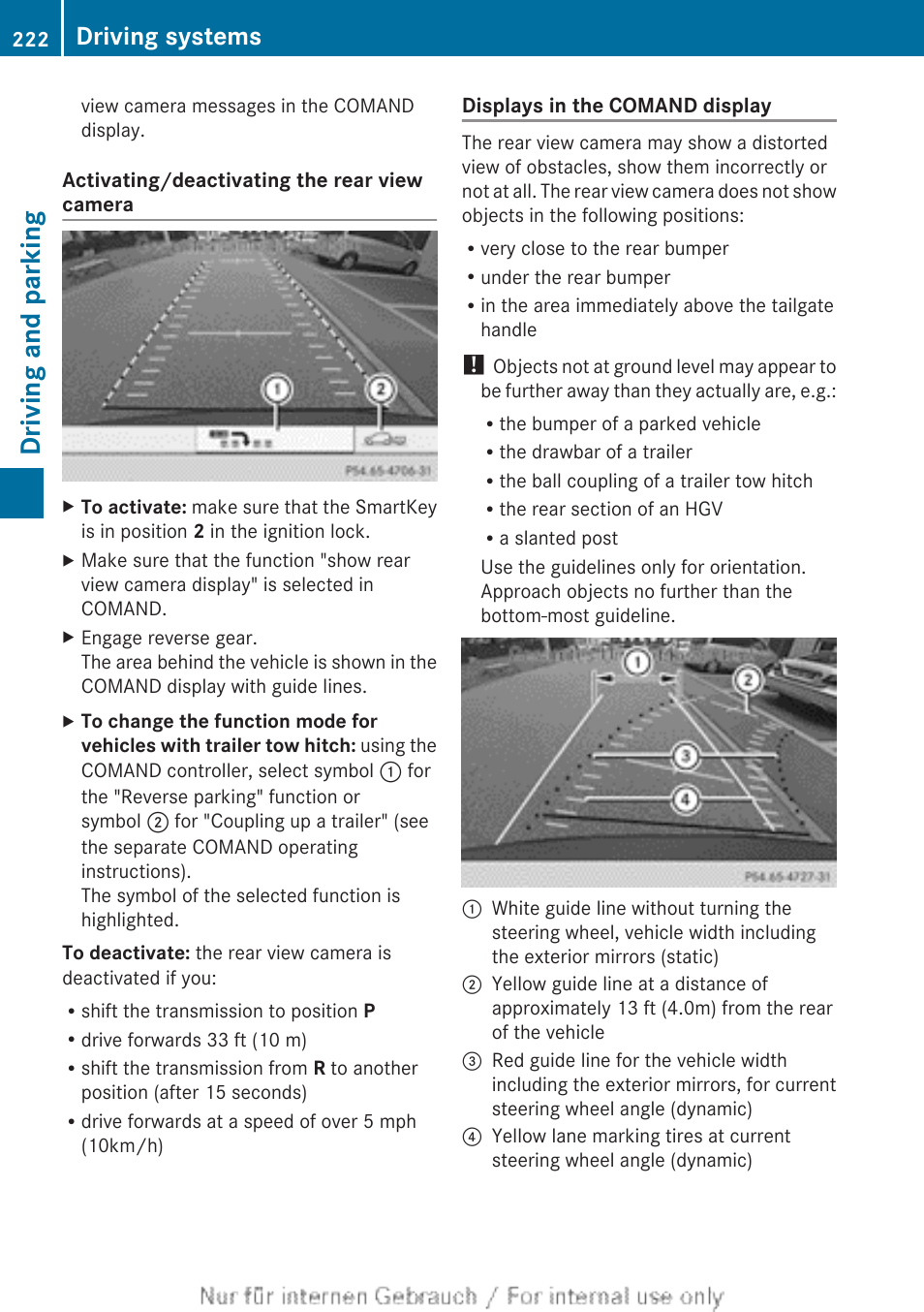 Driving and parking, Driving systems | Mercedes-Benz 2013 M Class User Manual | Page 224 / 460