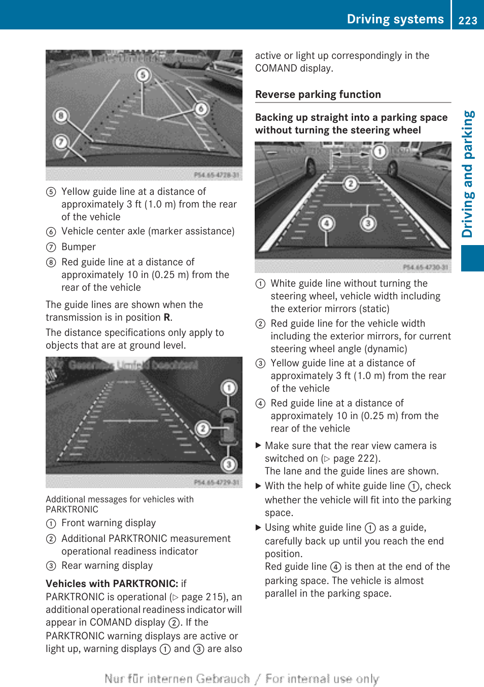 Driving and parking, Driving systems | Mercedes-Benz 2013 M Class User Manual | Page 225 / 460