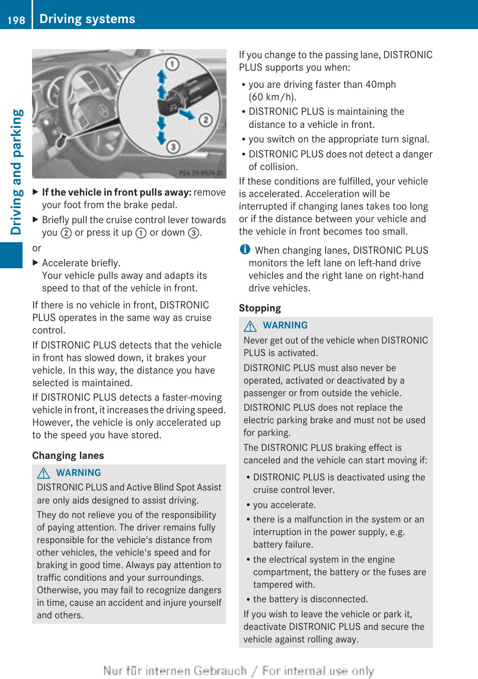 Driving and parking, Driving systems | Mercedes-Benz 2013 GL Class User Manual | Page 200 / 448