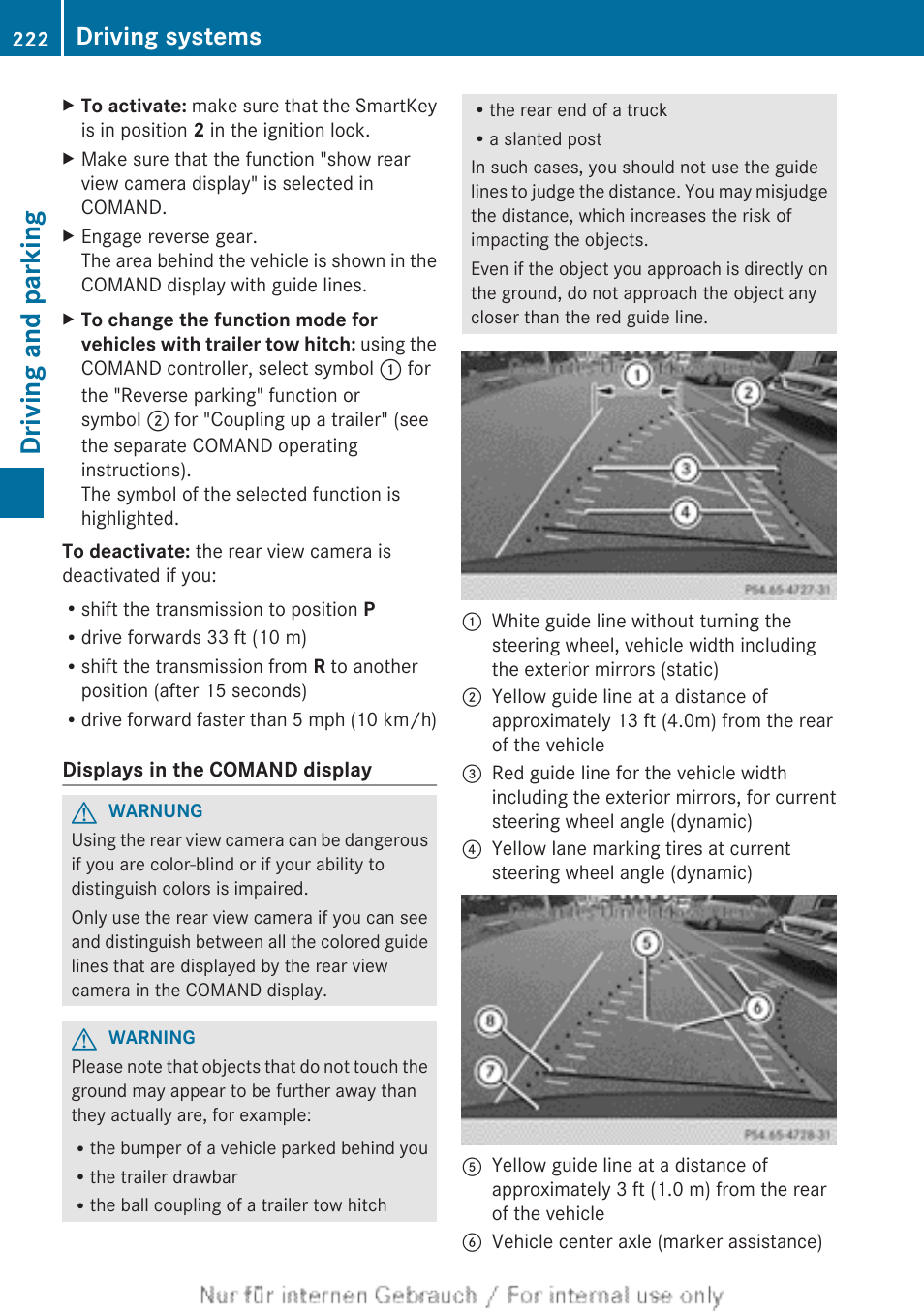 Driving and parking, Driving systems | Mercedes-Benz 2013 GL Class User Manual | Page 224 / 448