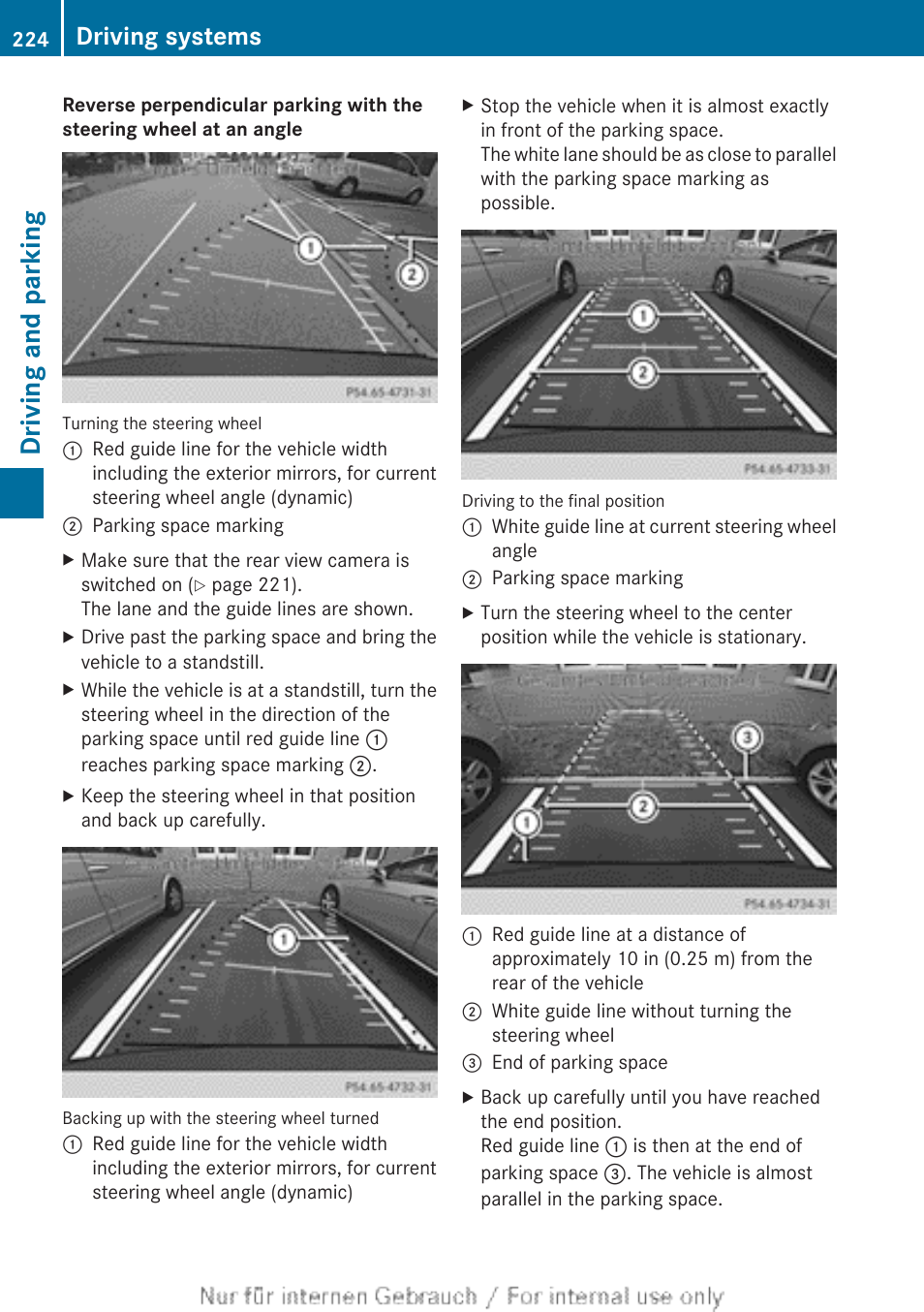 Driving and parking, Driving systems | Mercedes-Benz 2013 GL Class User Manual | Page 226 / 448