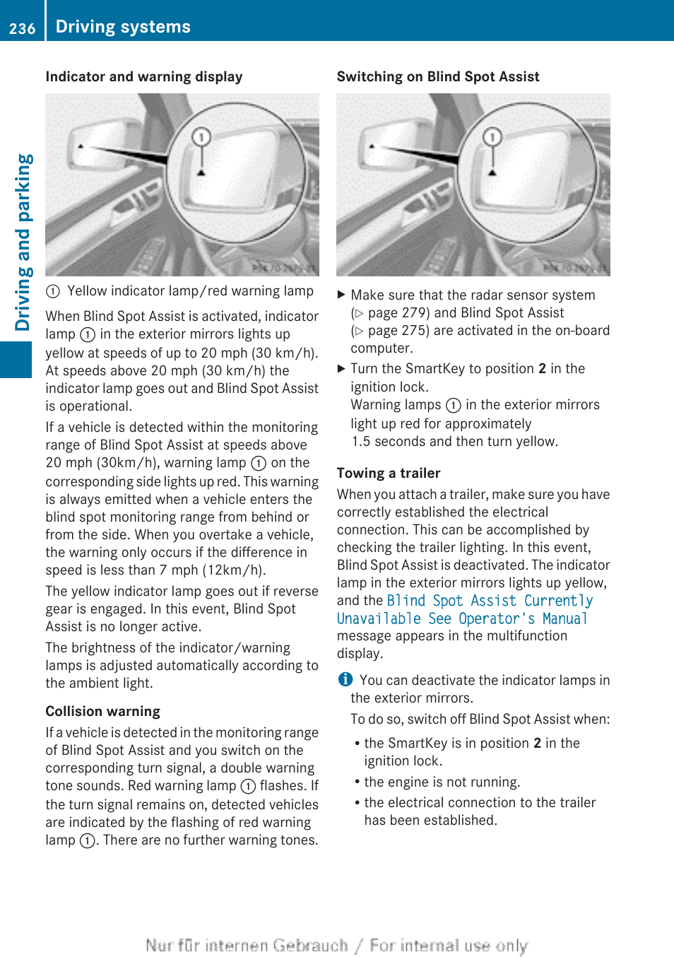 Driving and parking, Driving systems | Mercedes-Benz 2013 GL Class User Manual | Page 238 / 448