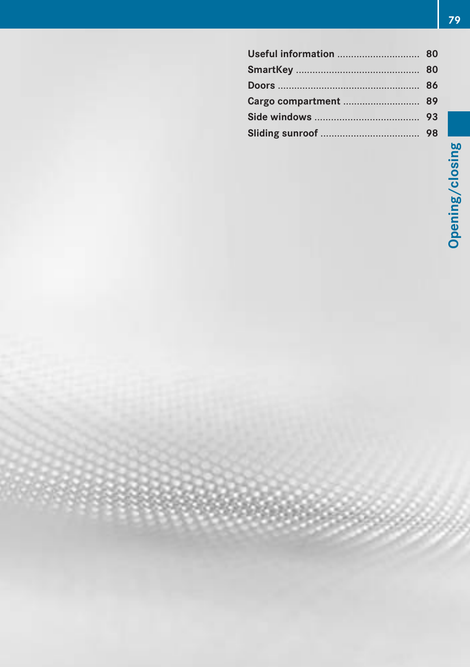 Opening/closing | Mercedes-Benz 2013 GL Class User Manual | Page 81 / 448