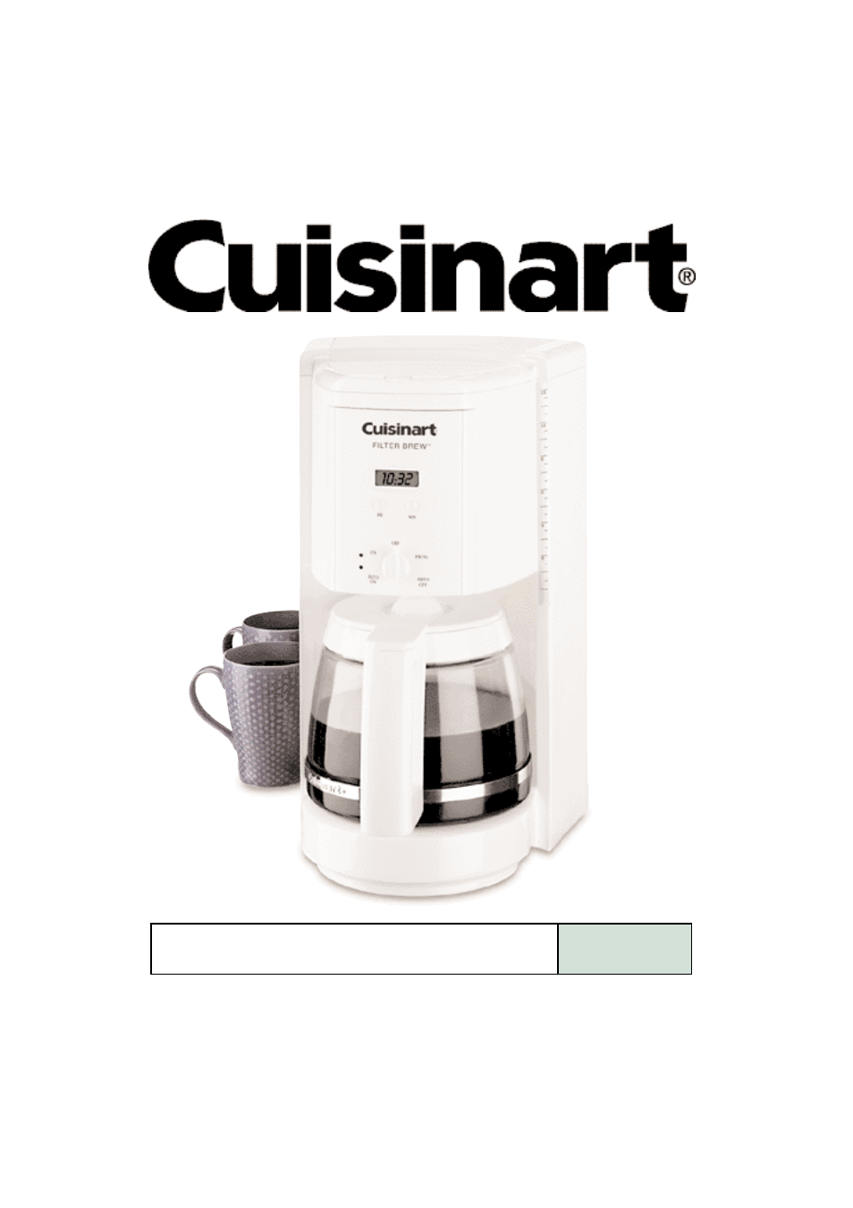 Cuisinart DCC-1000 User Manual | 11 pages