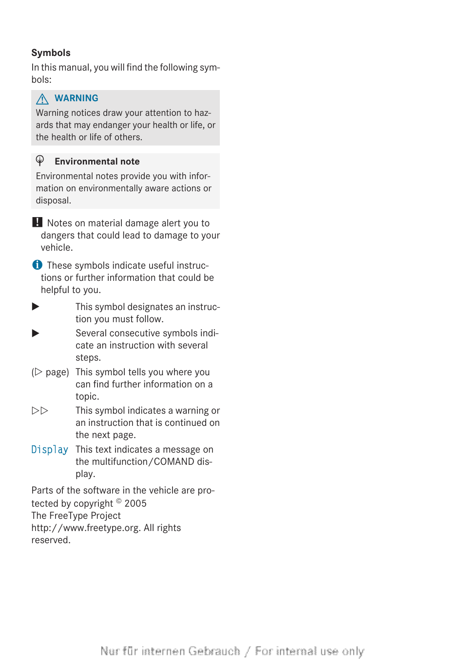 Mercedes-Benz 2013 GLS Class User Manual | Page 2 / 424