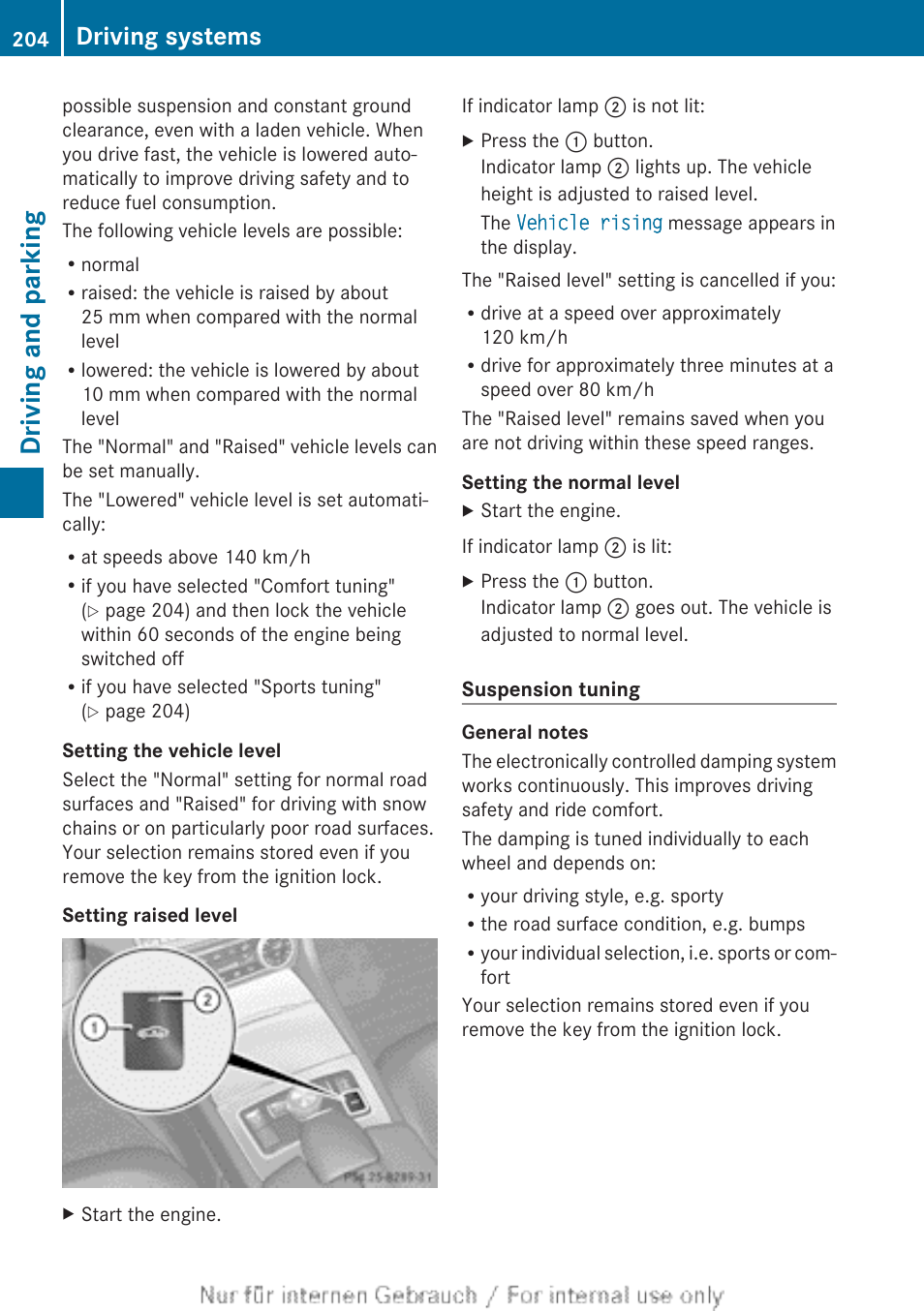 Driving and parking, Driving systems | Mercedes-Benz 2013 GLS Class User Manual | Page 206 / 424