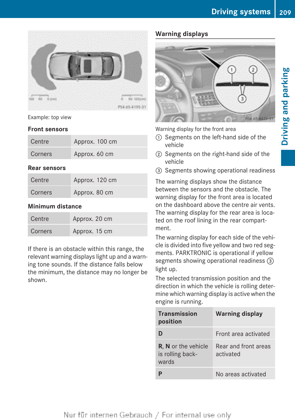 Driving and parking, Driving systems | Mercedes-Benz 2013 GLS Class User Manual | Page 211 / 424