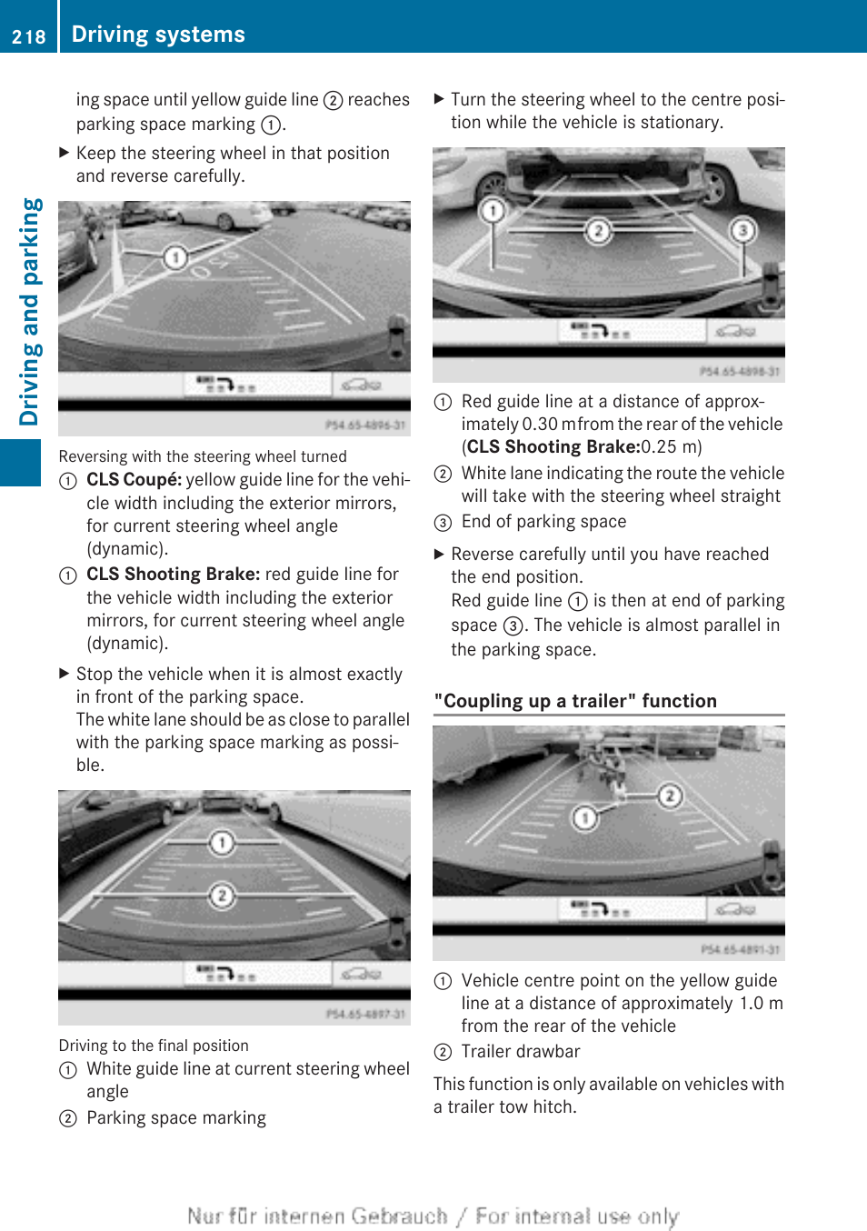 Driving and parking, Driving systems | Mercedes-Benz 2013 GLS Class User Manual | Page 220 / 424