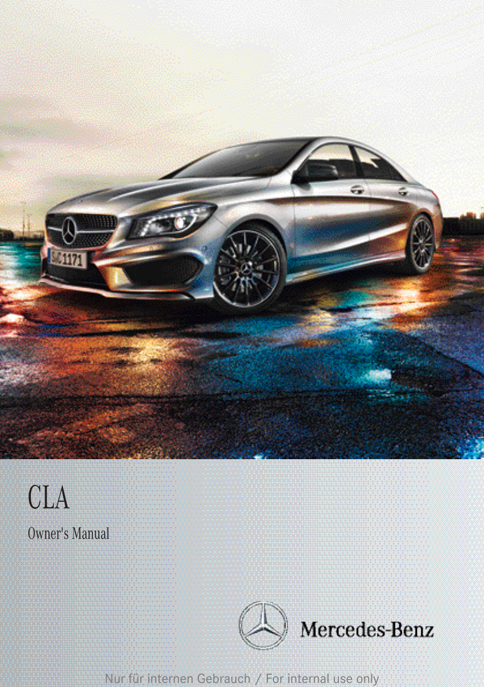 Mercedes-Benz 2013 CLA Class User Manual | 352 pages