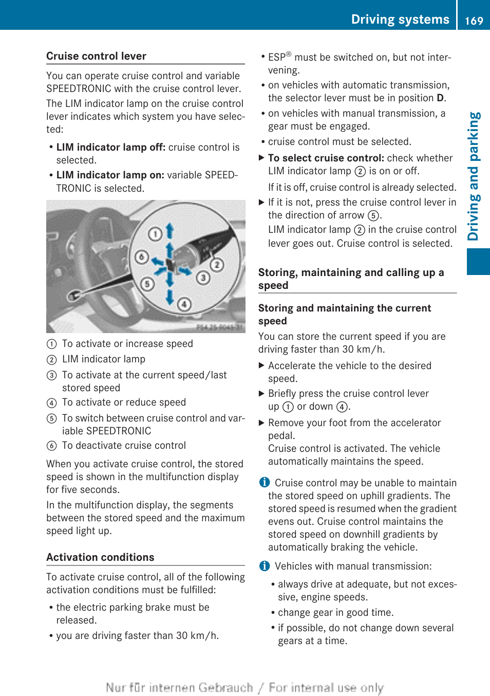 Driving and parking, Driving systems | Mercedes-Benz 2013 CLA Class User Manual | Page 171 / 352