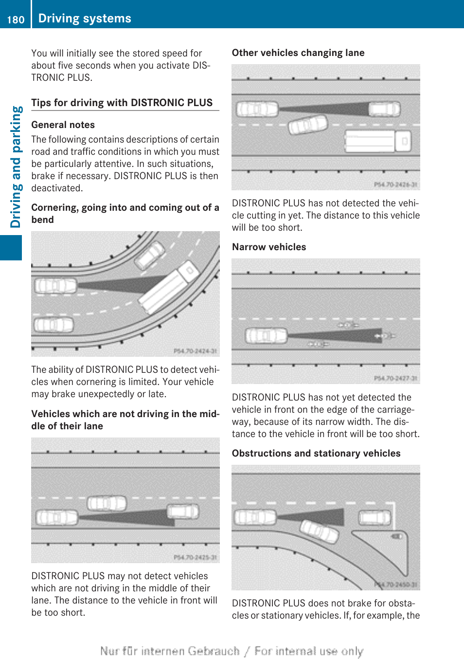 Driving and parking, Driving systems | Mercedes-Benz 2013 CLA Class User Manual | Page 182 / 352