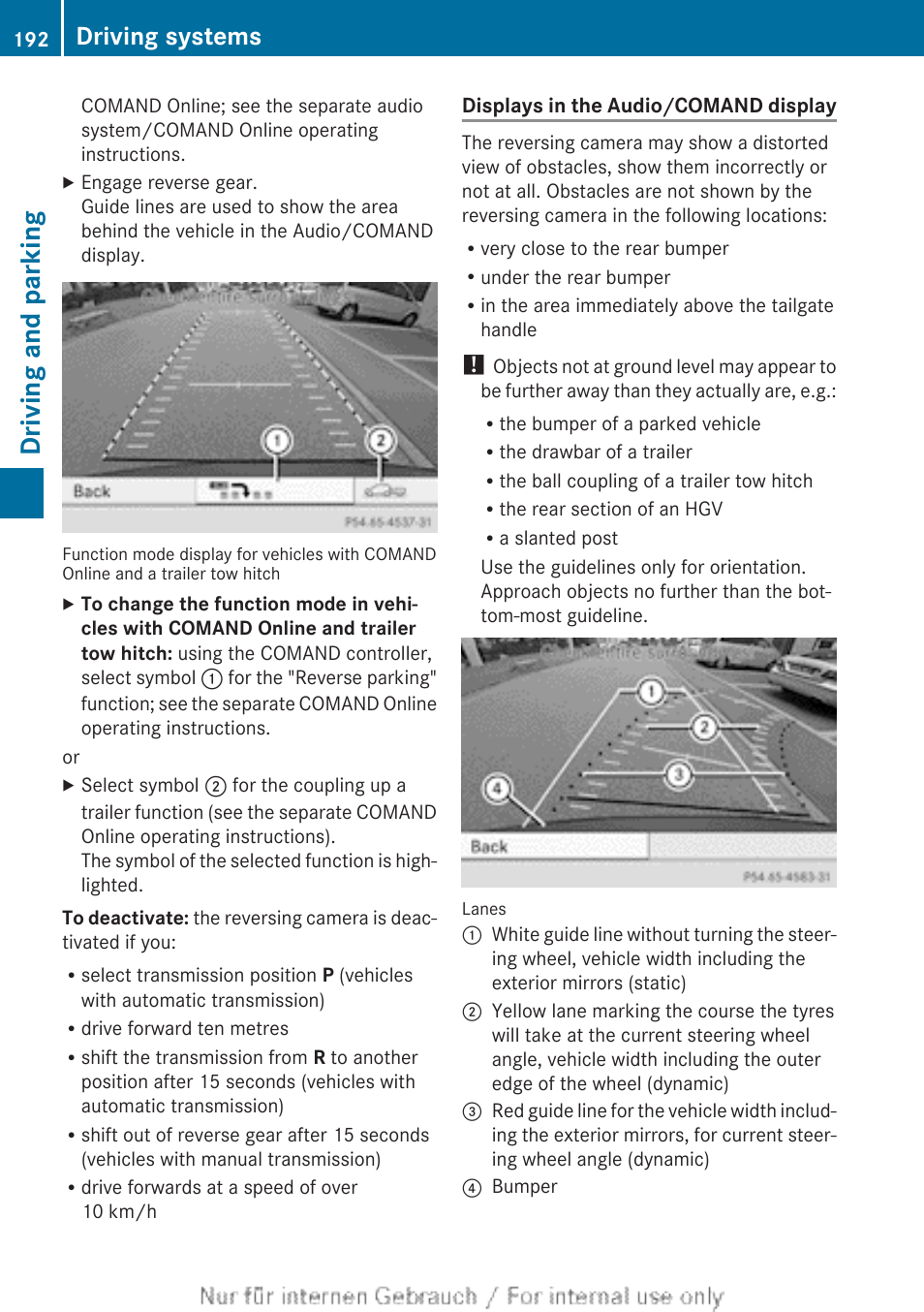 Driving and parking, Driving systems | Mercedes-Benz 2013 CLA Class User Manual | Page 194 / 352