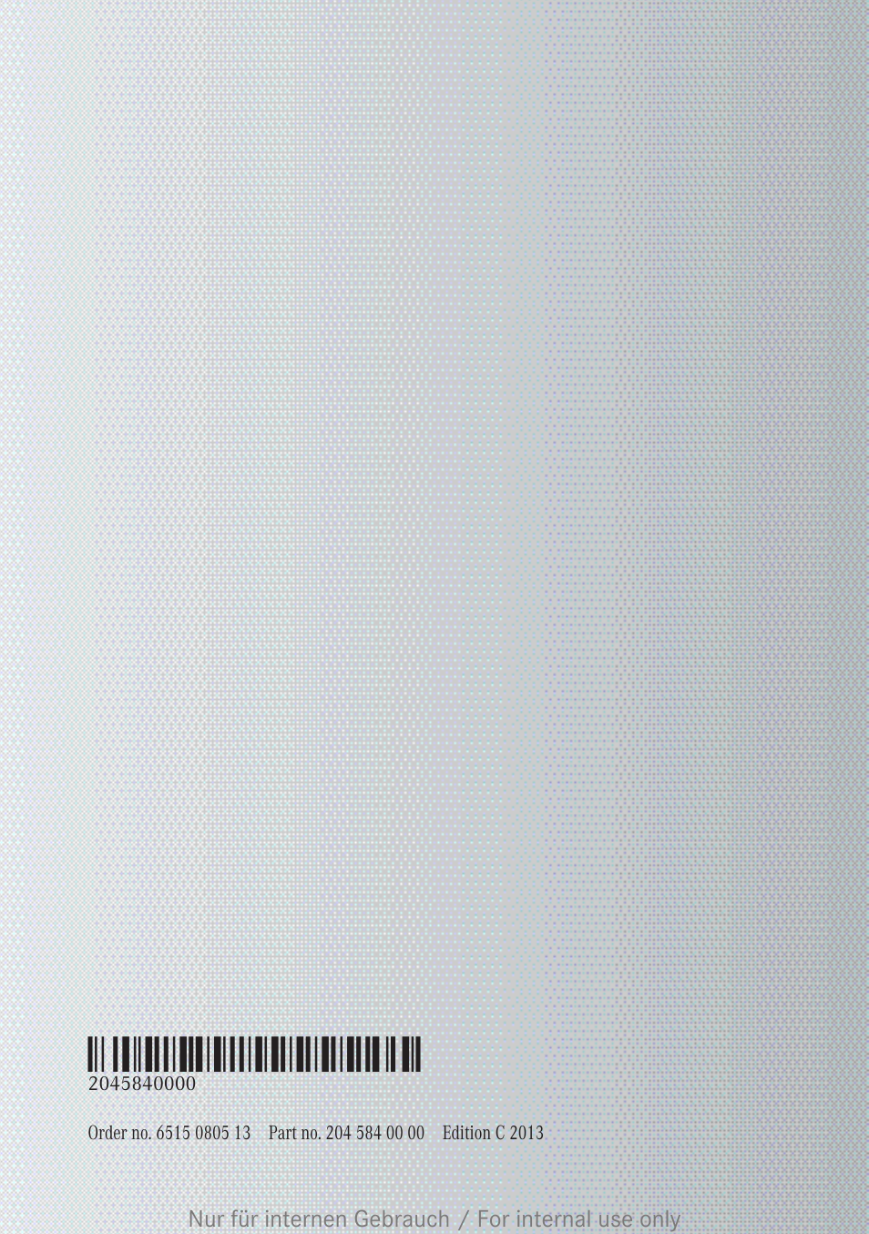 Mercedes-Benz 2013 C Class Sedan User Manual | Page 360 / 360