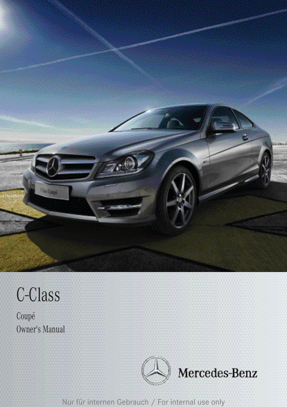 Mercedes-Benz 2013 C Class Coupe User Manual | 388 pages