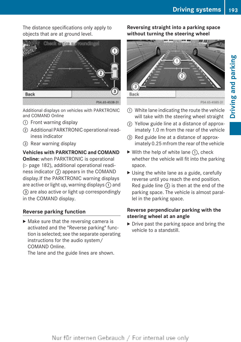 Driving and parking, Driving systems | Mercedes-Benz 2012 A Class User Manual | Page 195 / 356