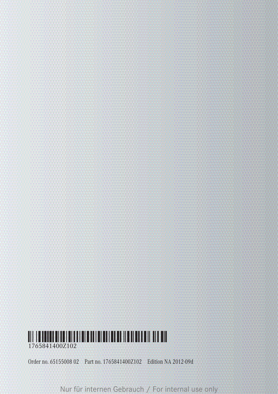 Mercedes-Benz 2012 A Class User Manual | Page 356 / 356
