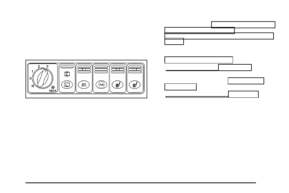 Switchbanks, Instrument panel switchbank, Switchbanks -23 instrument panel switchbank -23 | Instrument panel, Switchbank | Oldsmobile 2004 Silhouette User Manual | Page 179 / 462