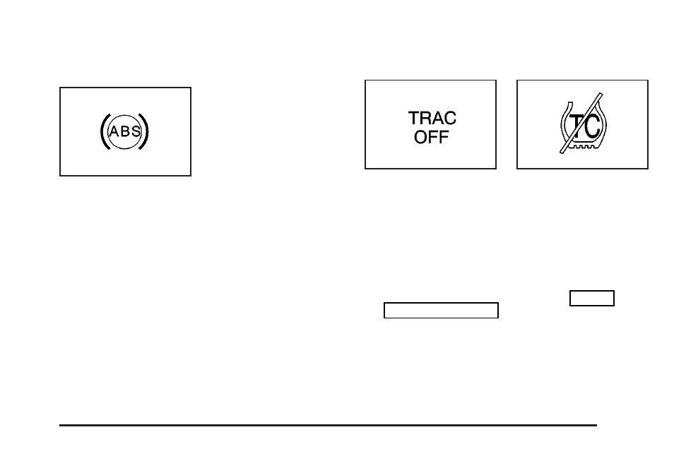Anti-lock brake system warning light, Traction control system (tcs) warning light, Warning light -47 | Oldsmobile 2004 Silhouette User Manual | Page 203 / 462