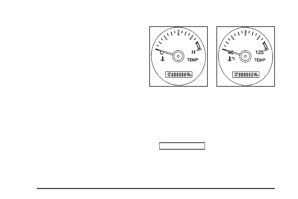 Engine coolant temperature gage, Engine coolant temperature gage -48 | Oldsmobile 2004 Silhouette User Manual | Page 204 / 462